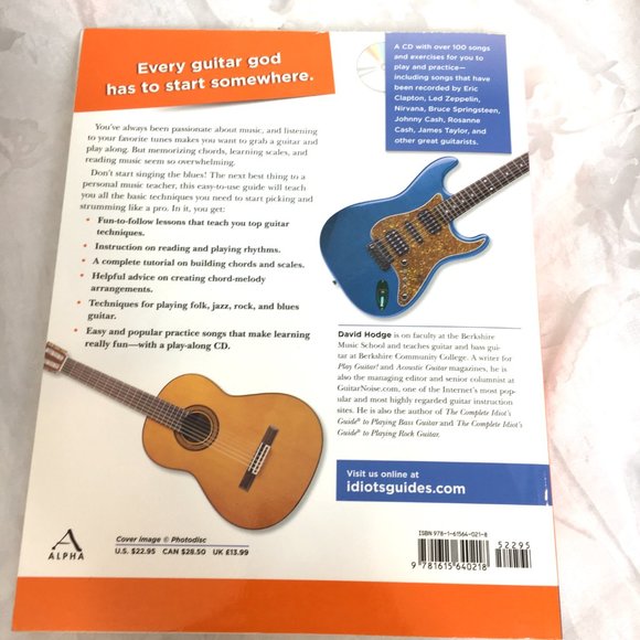 The Complete Idiots Guide Guitar Music Book NOS NWT - Picture 10 of 11